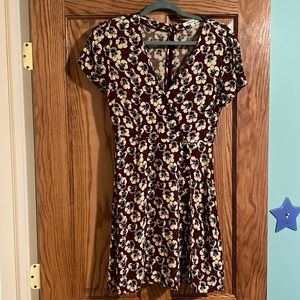 Madewell Pansy Print Dress